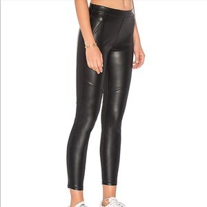 Free People High Rise Faux Leather Pant Size 28